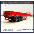 Flatbed Semi Heavy Duty Trailer Wifth Sidewalls